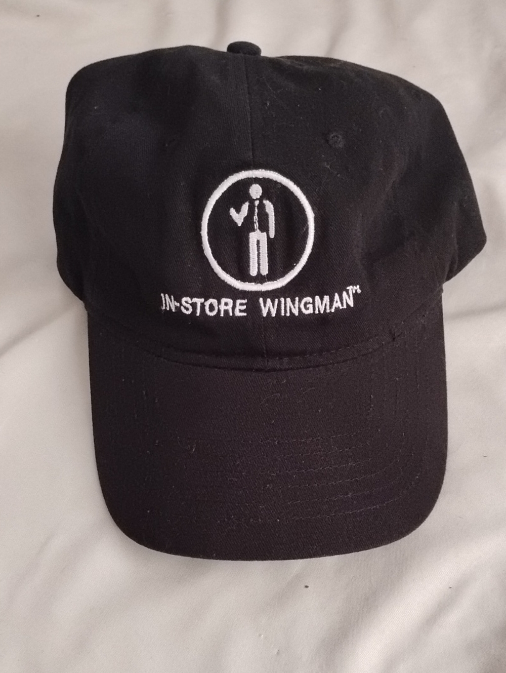 3/$20 In-Store Wingman Black Embroidered Baseball Cap